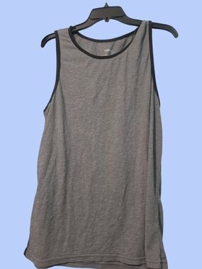 Sonoma Grey Tank Top with Black Trim